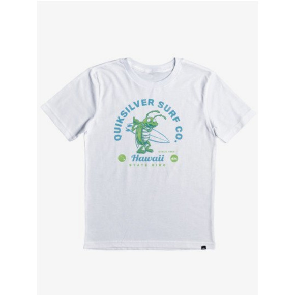 Quiksilver Hawaii Roach Coach T-Shirt White Size 3 0519 - Picture 1 of 2
